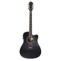 Epiphone Dave Navarro 'Jane' Acoustic/Electric Ebony Электроакустическая гитара