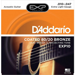 D'Addario EXP10 Струны для акустической гитары