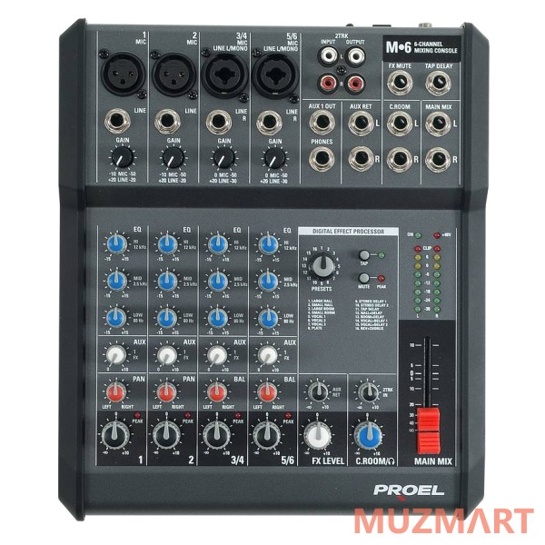 Proel M6 Компактный микшерный пульт