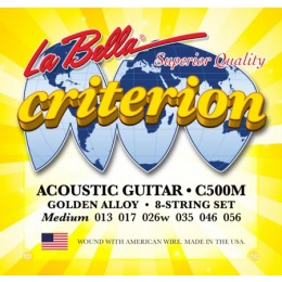 La Bella C500M Medium Струны для акустической гитары