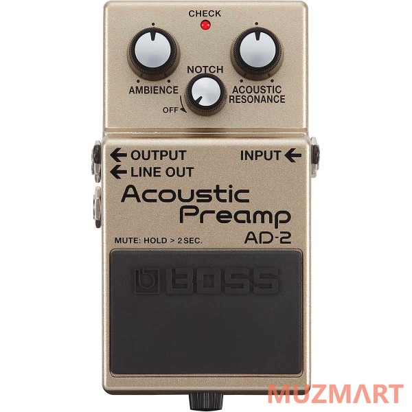 Boss AD-2 Преамп для электроакустической гитары