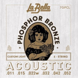 La Bella 7GPCL Custom Light Струны для акустической гитары