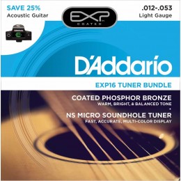 D'Addario EXP16-CT15 Компл. струн EXP16 + тюнер PW-CT-15