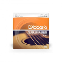 D'Addario EJ-41 Extra Light Струны для 12-ти струнной гитары