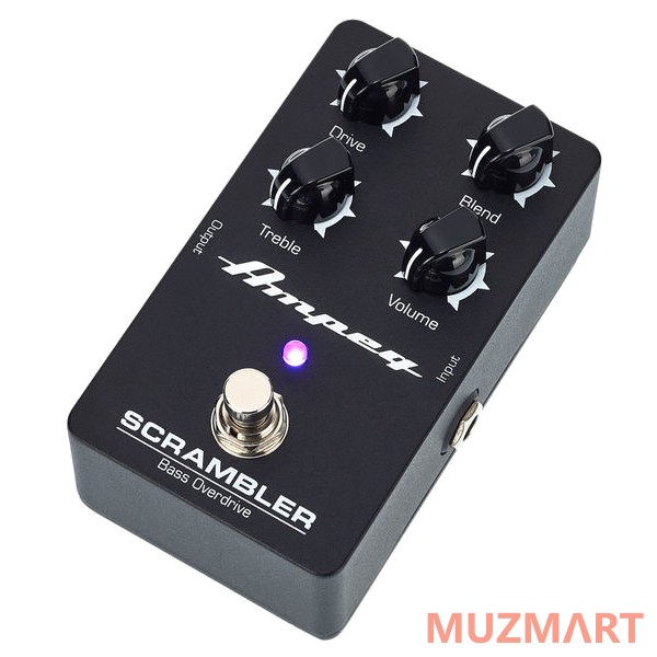 Ampeg scrambler Bass Overdrive напольная педаль овердрайв для бас-гитары