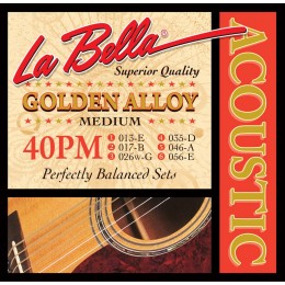 La Bella 40PM Струны для акустической гитары