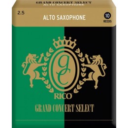 Rico RGC10ASX250 Grand Concert Select №2,5 Трости для саксофона альт 10 шт.